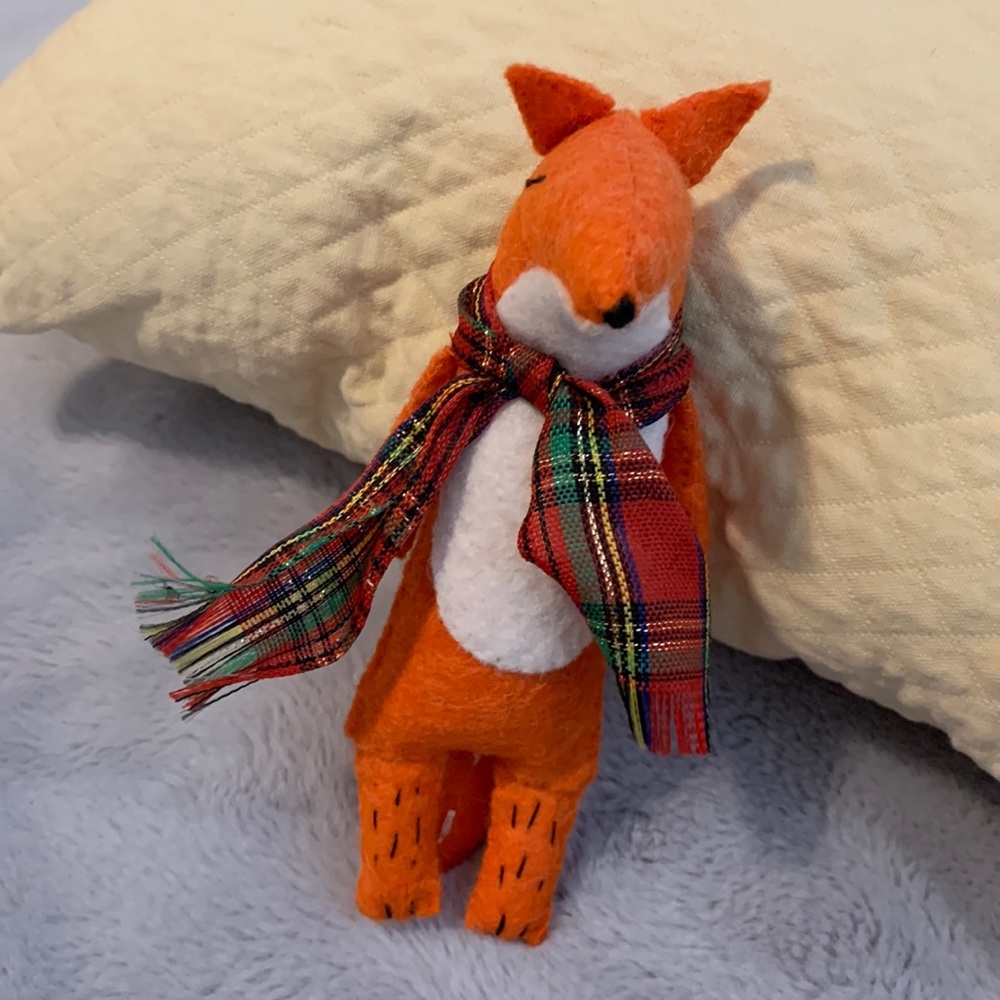 Stuffed felt fox